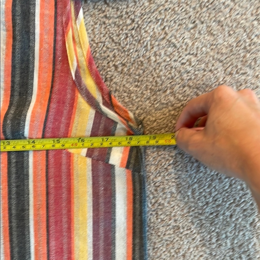 SHEIN Multicolor Striped Button-Down Mini Dress - Picture 4 of 6